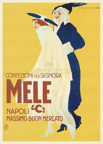 E. & A. Mele & Ci. Napoli. Confezioni per signora