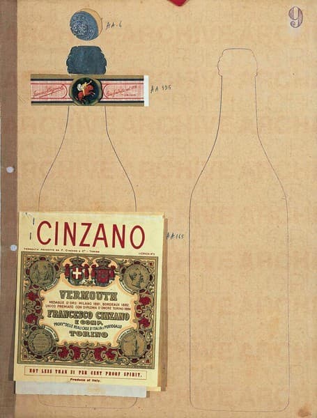 Cinzano Vermouth. Studio per packaging
