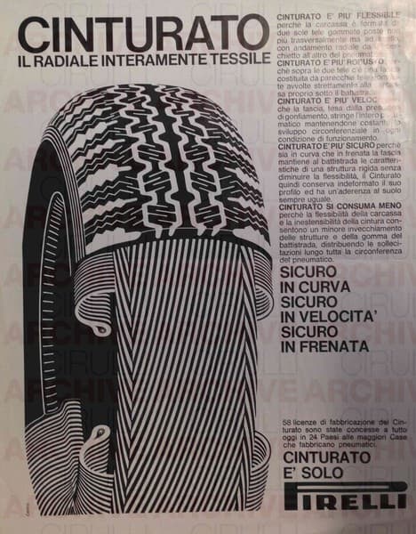 Cinturato Pirelli, pubblicazione per rivenditori