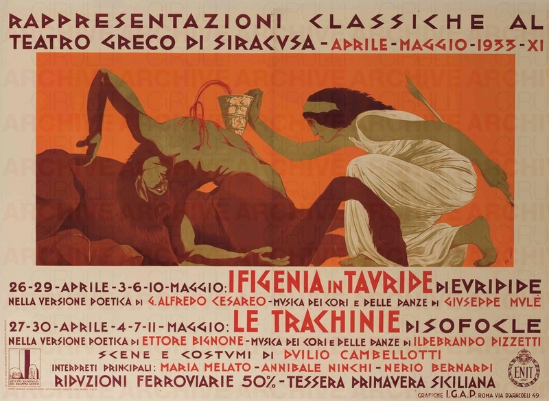 Teatro Greco di Siracusa
“Ifigenia in Tauride” di Euripide
“Le Tranchinie” di Sofocle